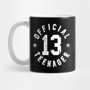 Official Teenager T-Shirt 13th Birthday Tee for Boys Girls Mug